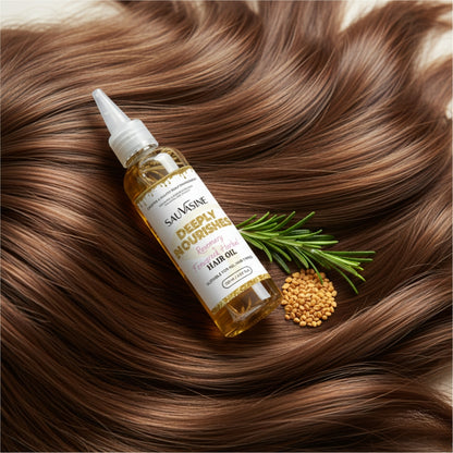 Deep Nourishing Hair Growth Oil with Rosemary & Fenugreek Extracts