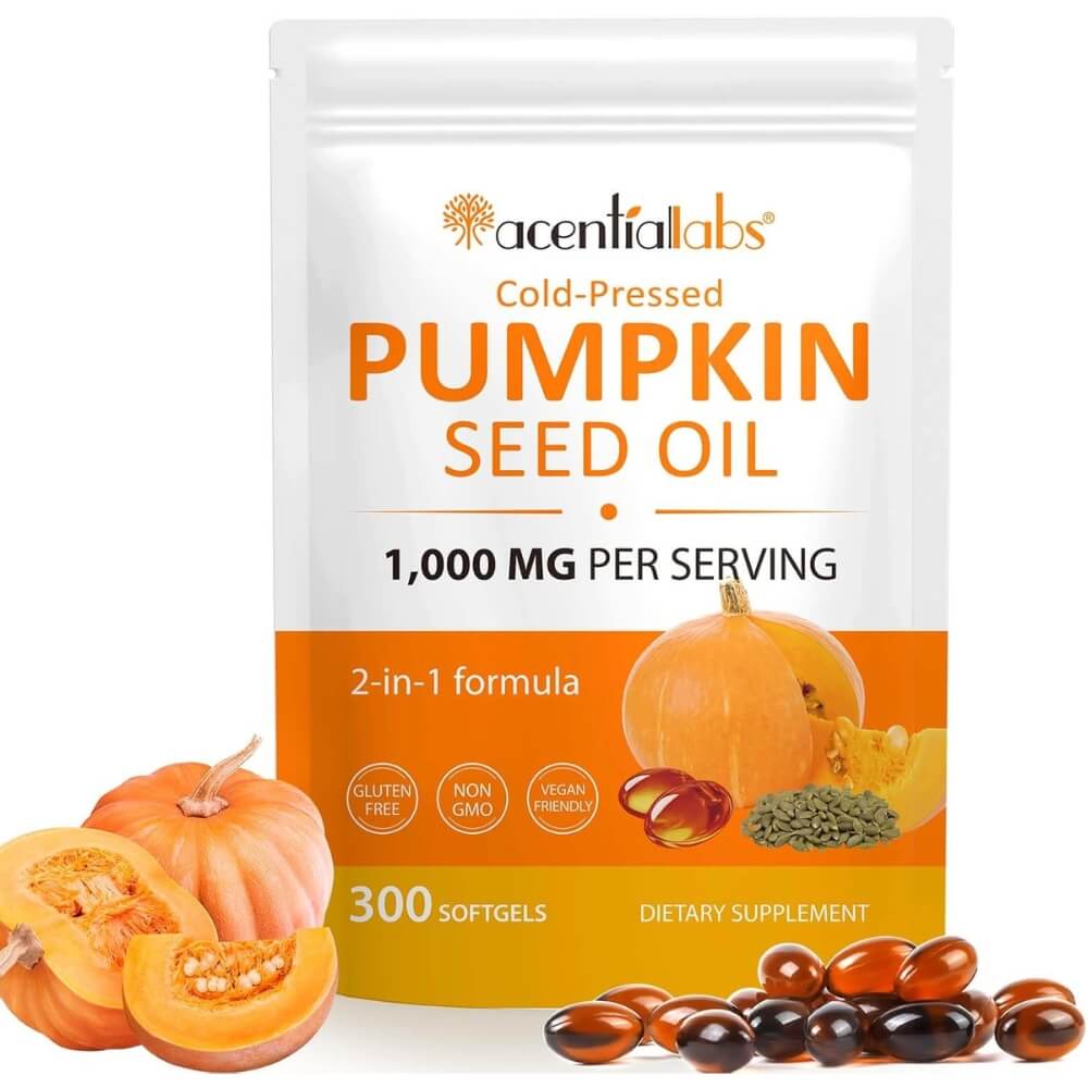 Cold-Pressed Pumpkin Seed Oil Softgels