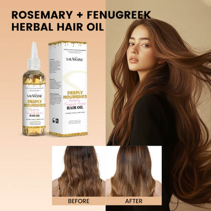 Deep Nourishing Hair Growth Oil with Rosemary & Fenugreek Extracts