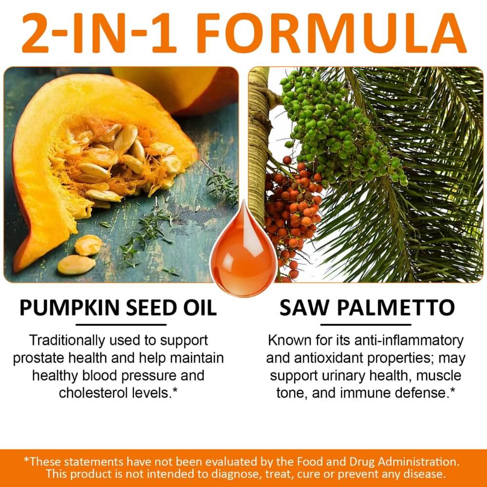 Cold-Pressed Pumpkin Seed Oil Softgels