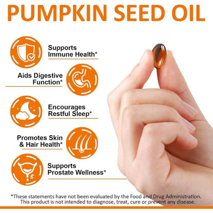 Cold-Pressed Pumpkin Seed Oil Softgels