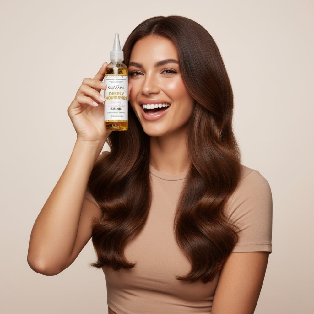 Deep Nourishing Hair Growth Oil with Rosemary & Fenugreek Extracts