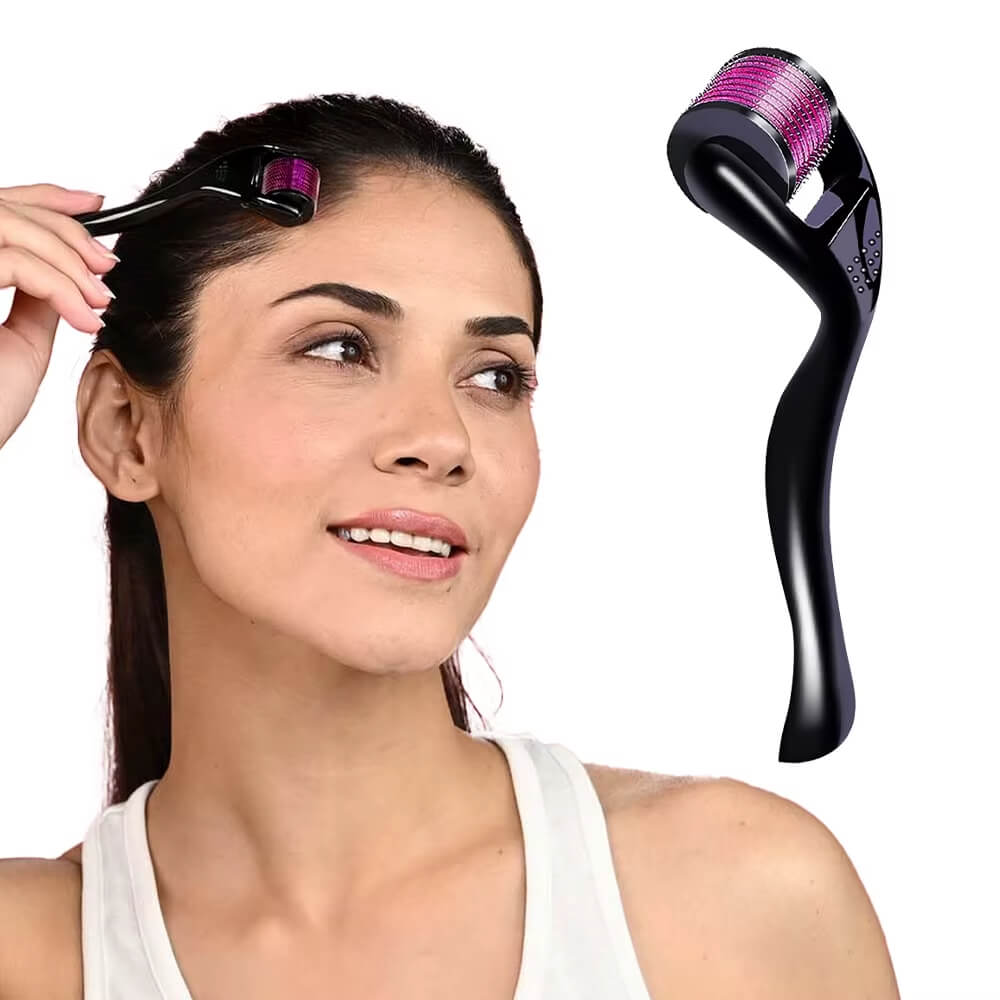 Titanium Dermal Roller for Hair Regrowth & Scalp Health