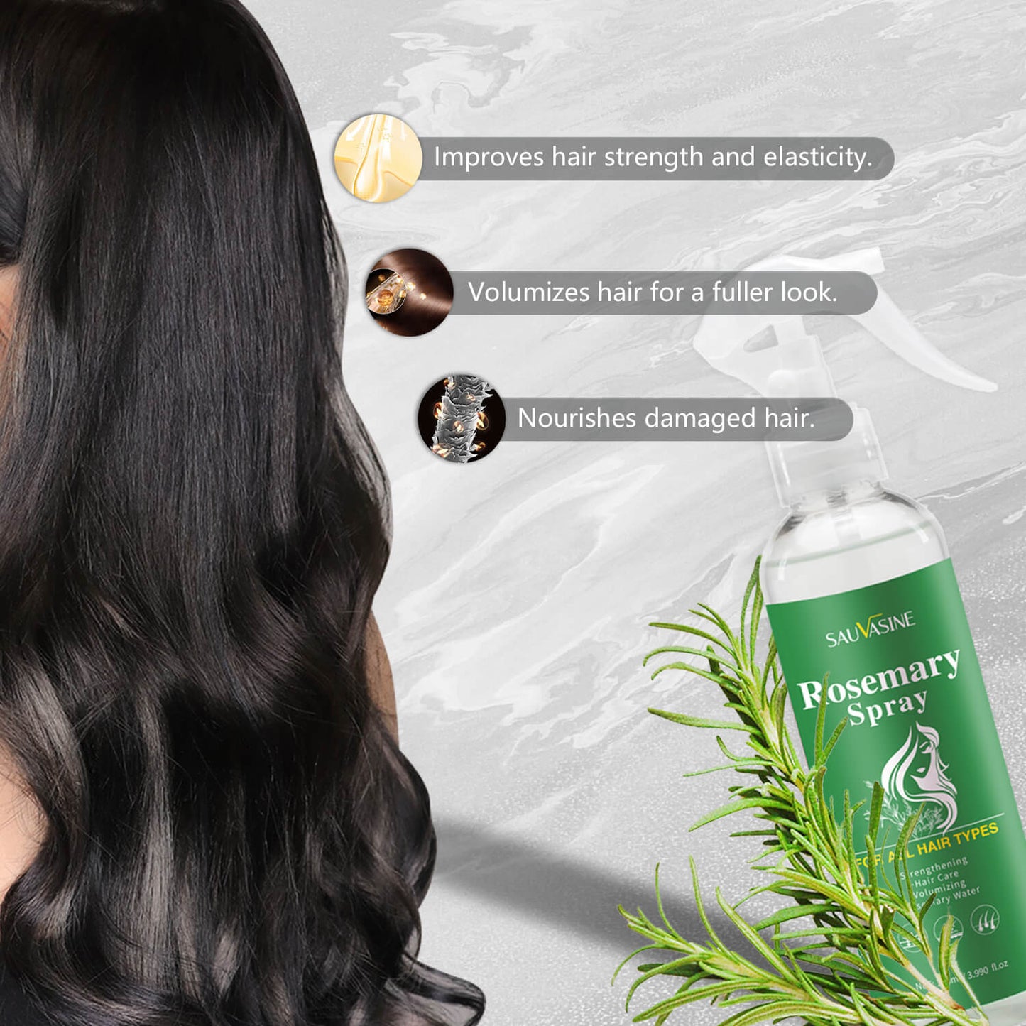 Nourishing Rosemary Oil Hair Spray